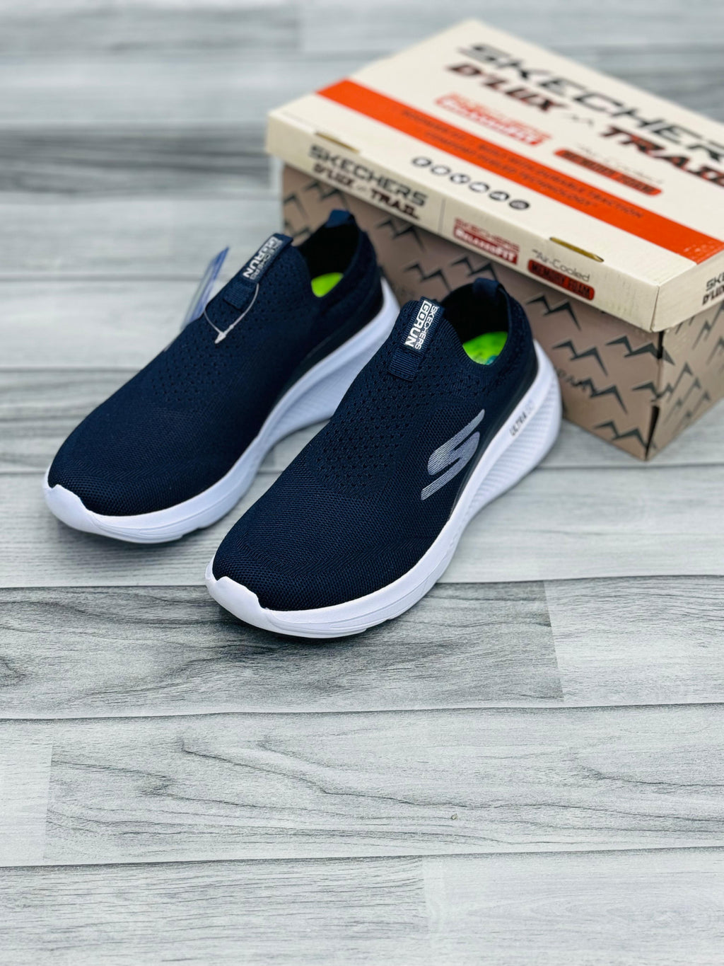 Skechers Slip-On Walking Shoes – Lightweight & Comfortable