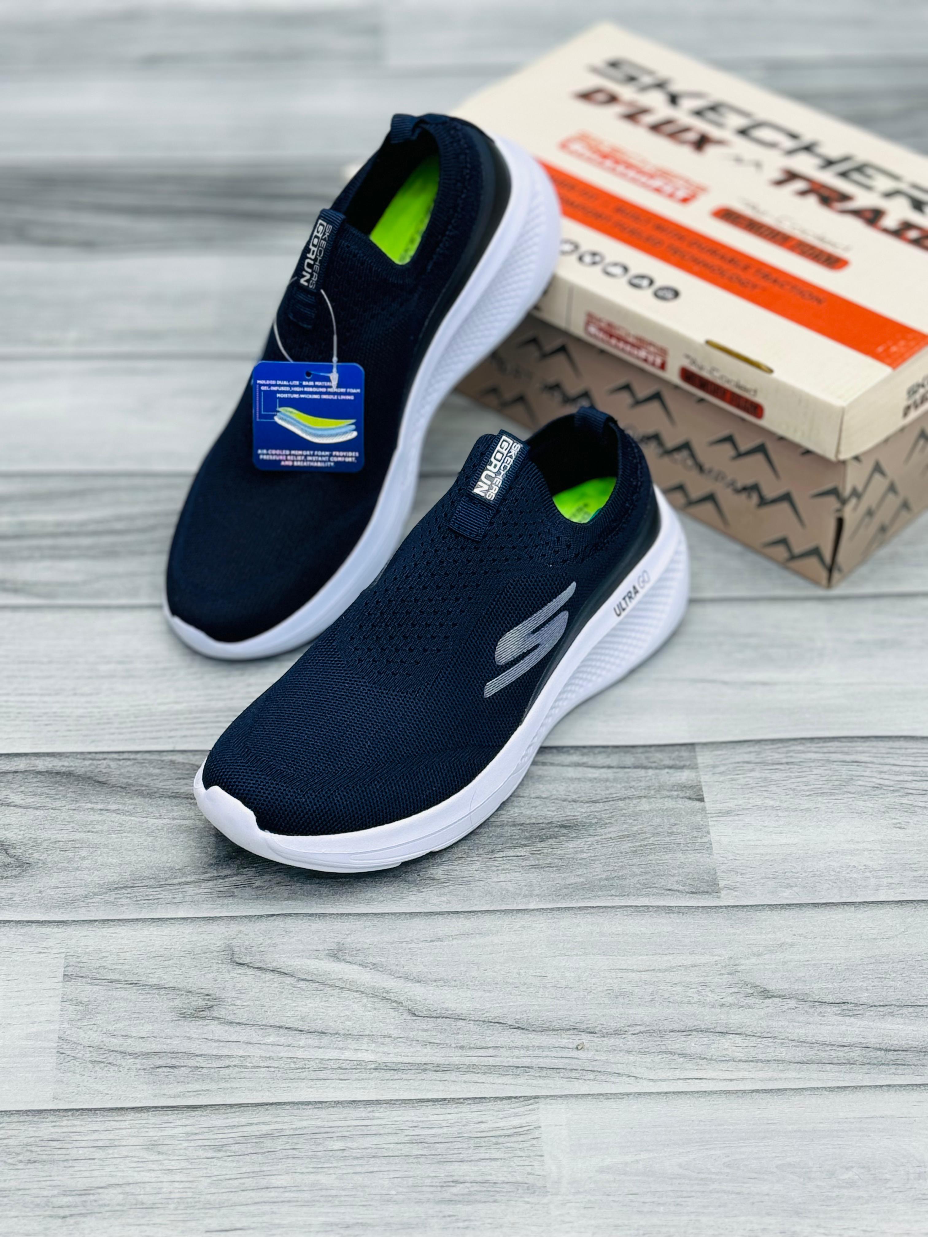 Skechers Slip-On Walking Shoes – Lightweight & Comfortable