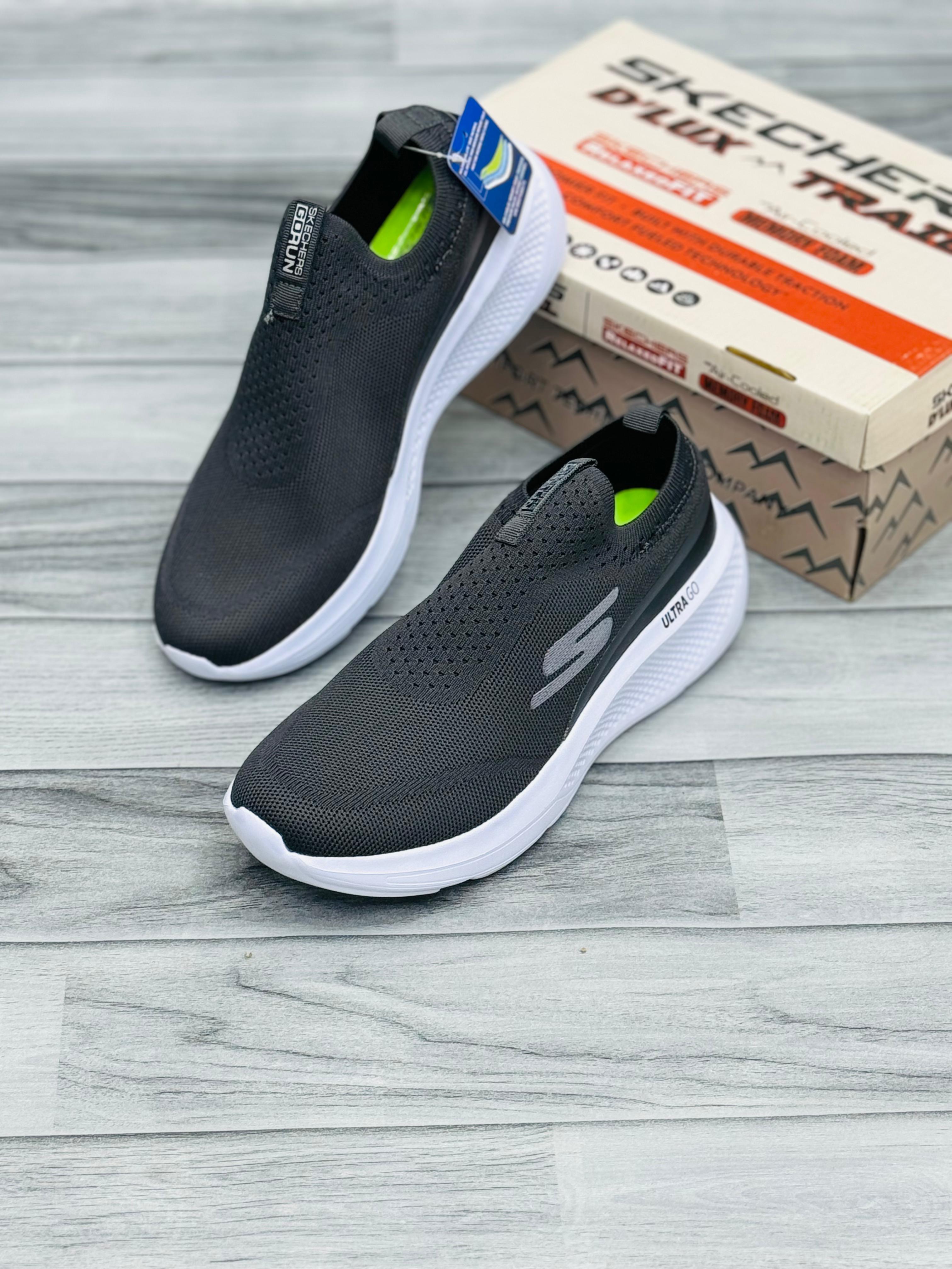 Skechers Slip-On Walking Shoes – Lightweight & Comfortable