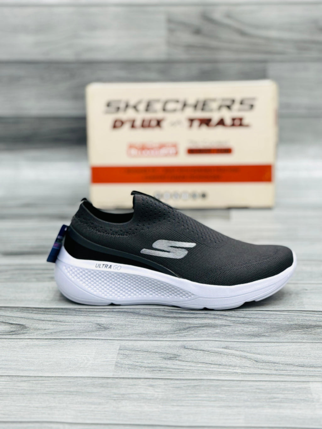 Skechers Slip-On Walking Shoes – Lightweight & Comfortable
