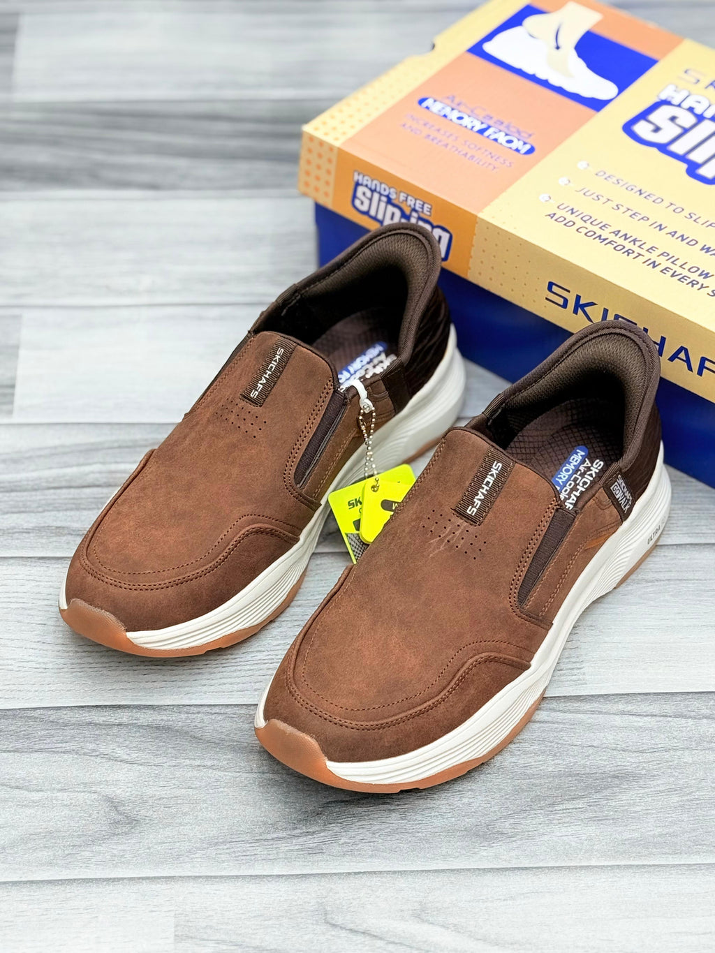 Skechers Hands-Free Slip-Ins | Brown Casual Comfort Shoes