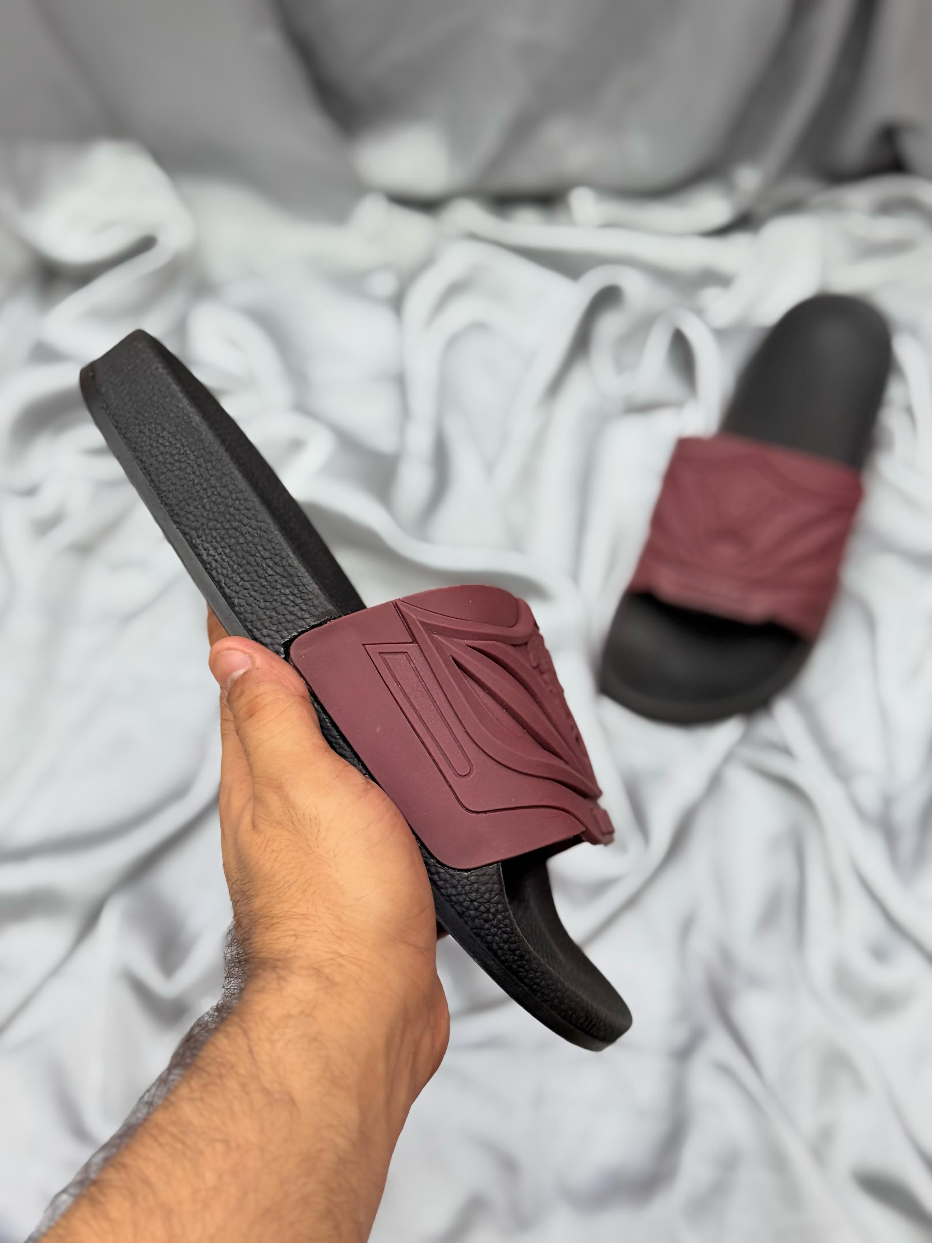 Versace Inspired Luxury Slides – Elevate Your Style & Comfort 🍷