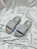 Skechers Premium Comfort Slides – Gray Vibe