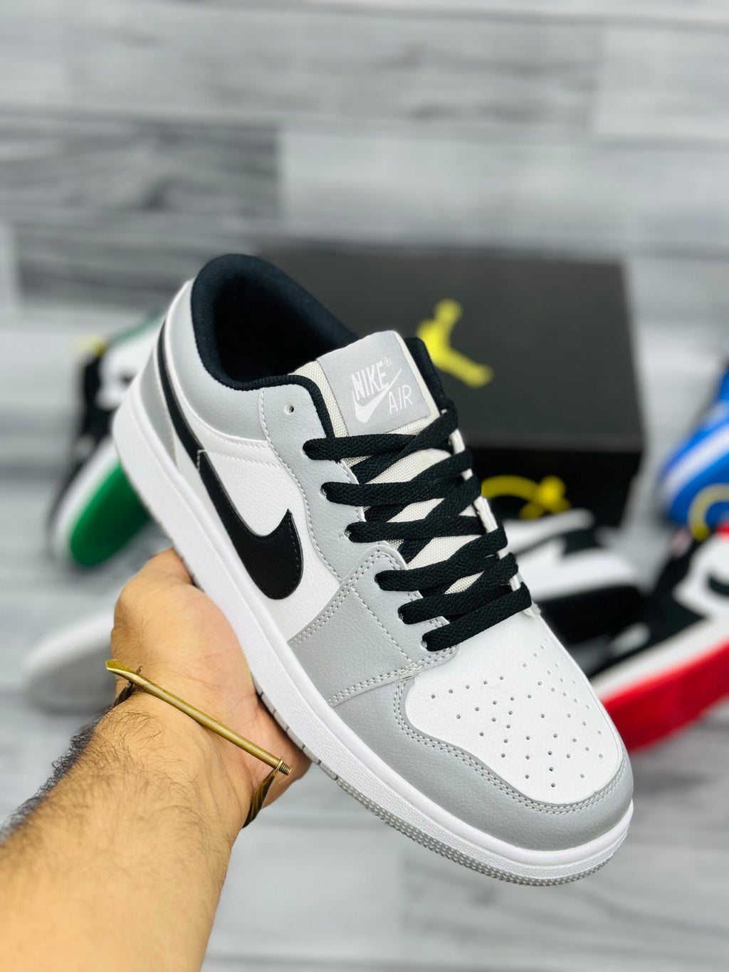 Air Jordan 1 Low Grey White