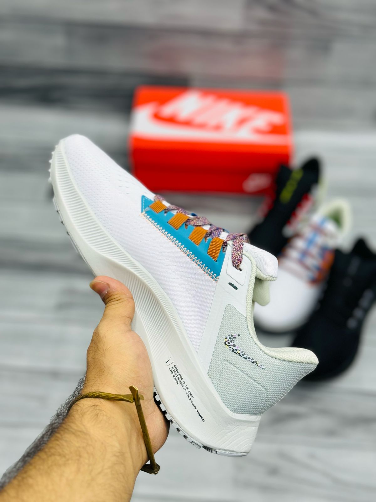 Nike Pegasus Trail Running Shoes – White Multicolor