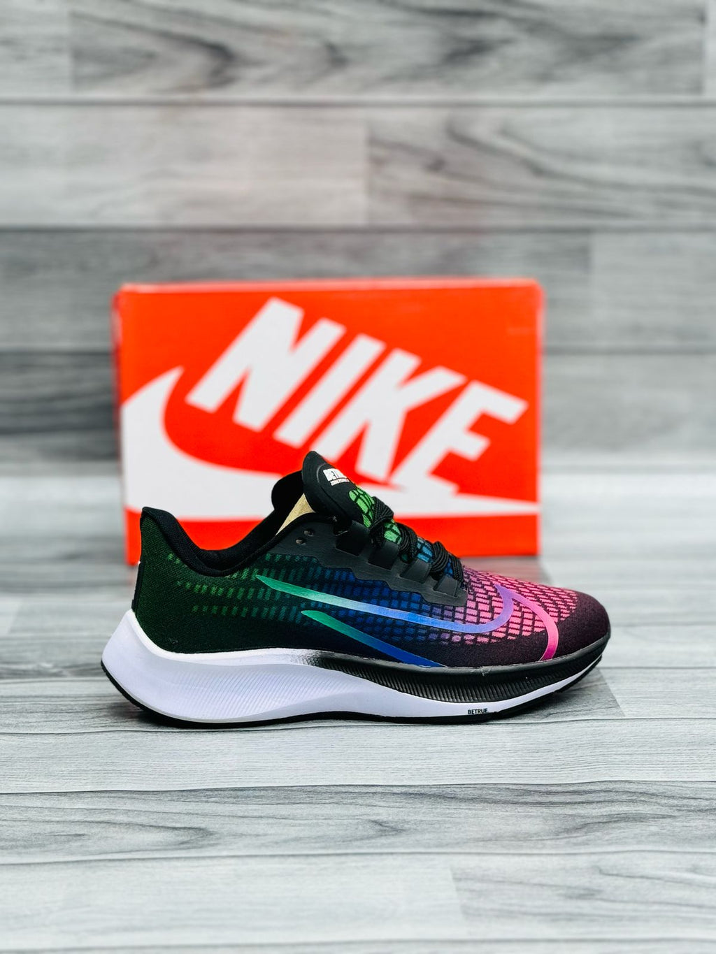Nike BeTrue Zoom Pegasus 37 - Multicolor Gradient Running Shoe
