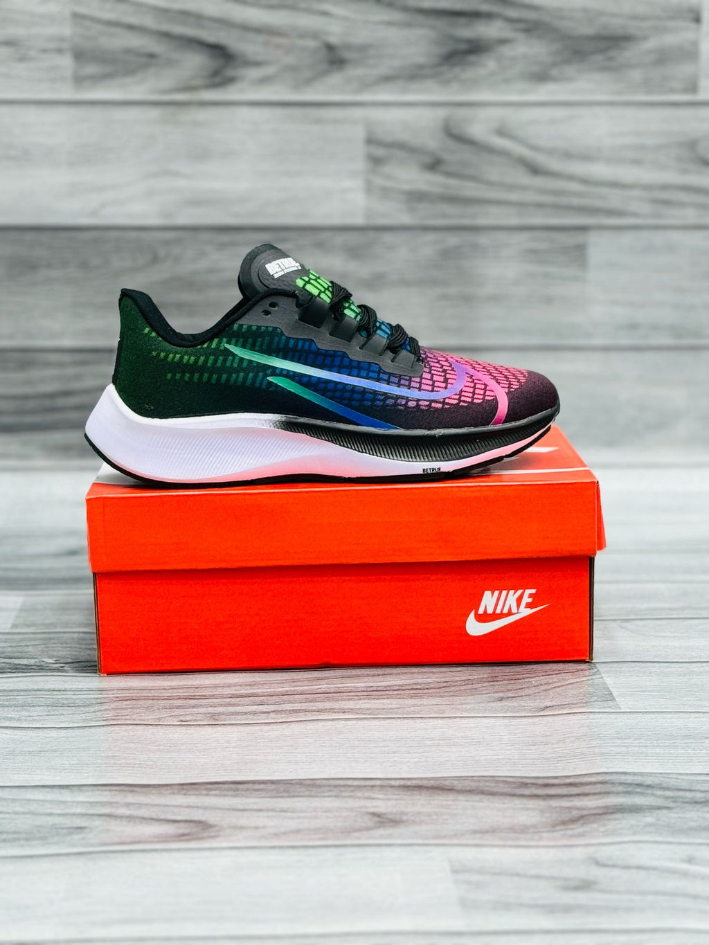 Nike BeTrue Zoom Pegasus 37 - Multicolor Gradient Running Shoe