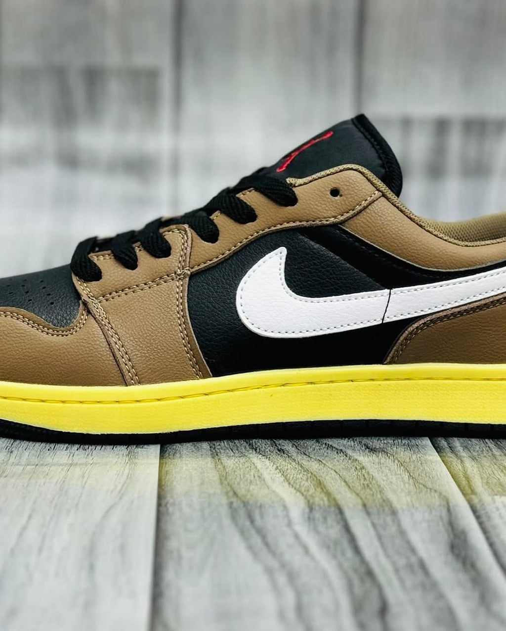 Air Jordan 1 Low Mocha Yellow