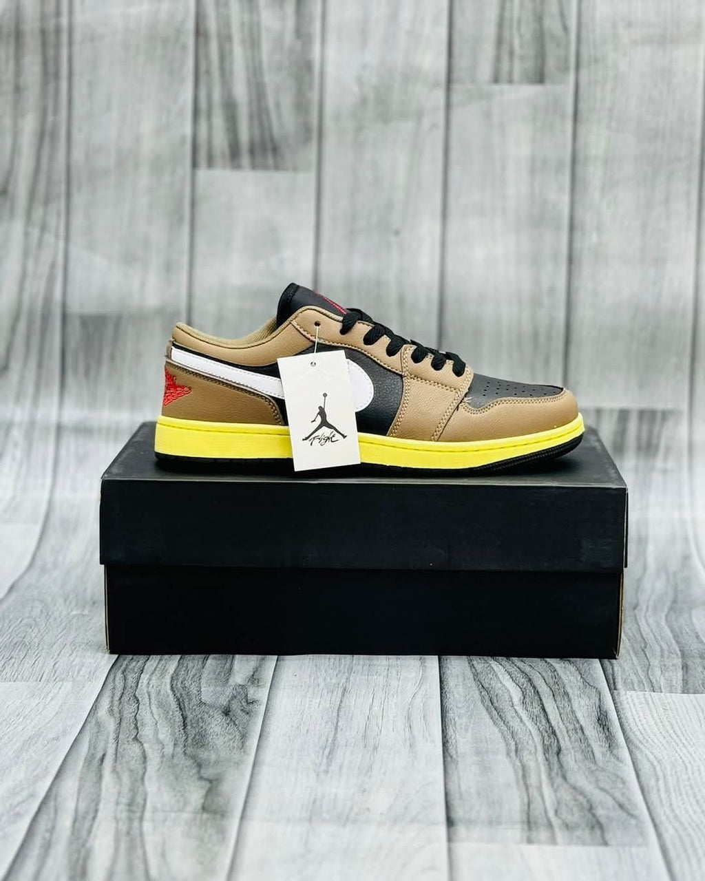 Air Jordan 1 Low Mocha Yellow