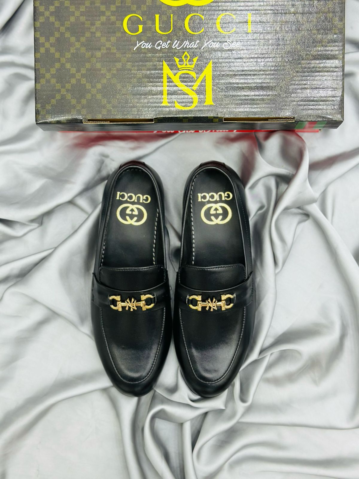 Luxury Black Loafers and walk with confidence in every step!