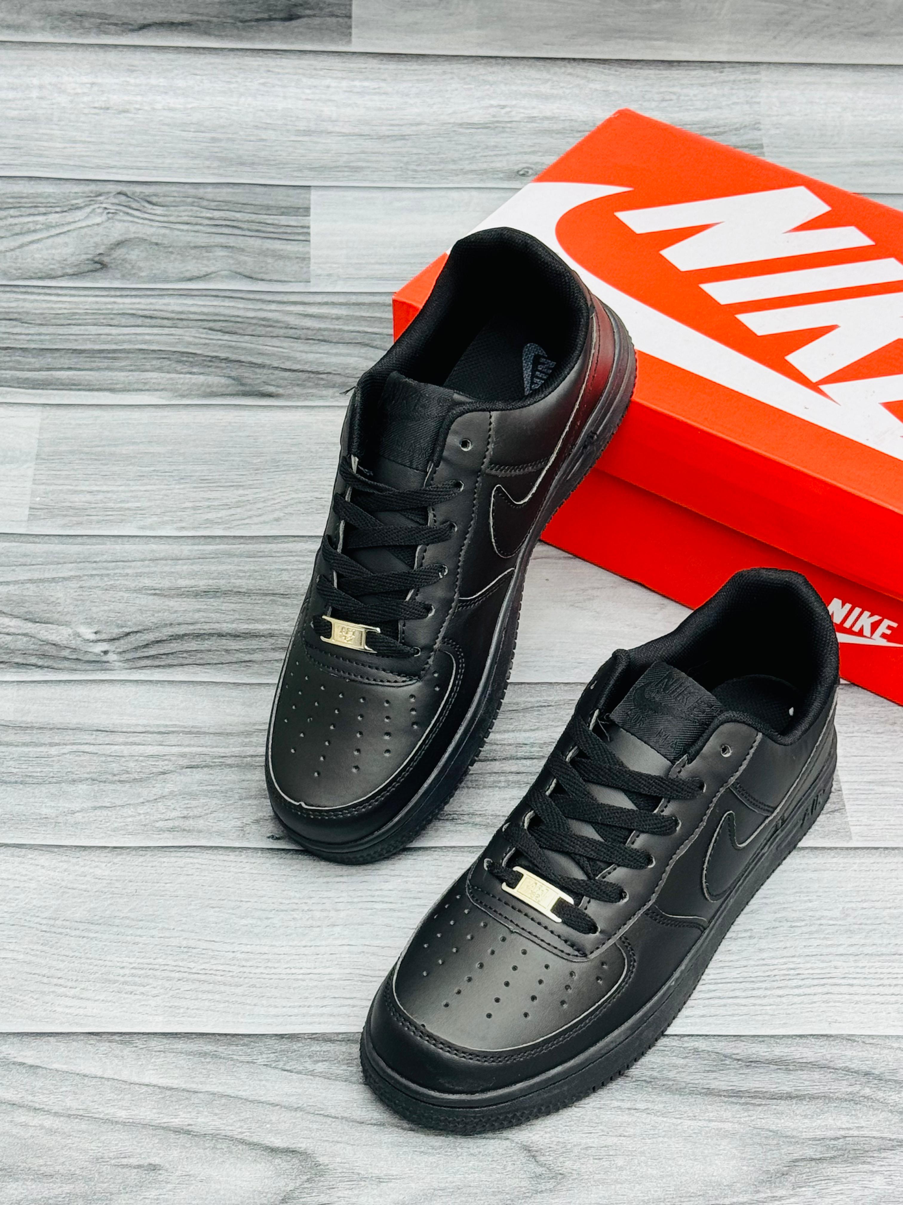 Nike Air Force 1 'Triple Black' – Men’s Classic Sneakers