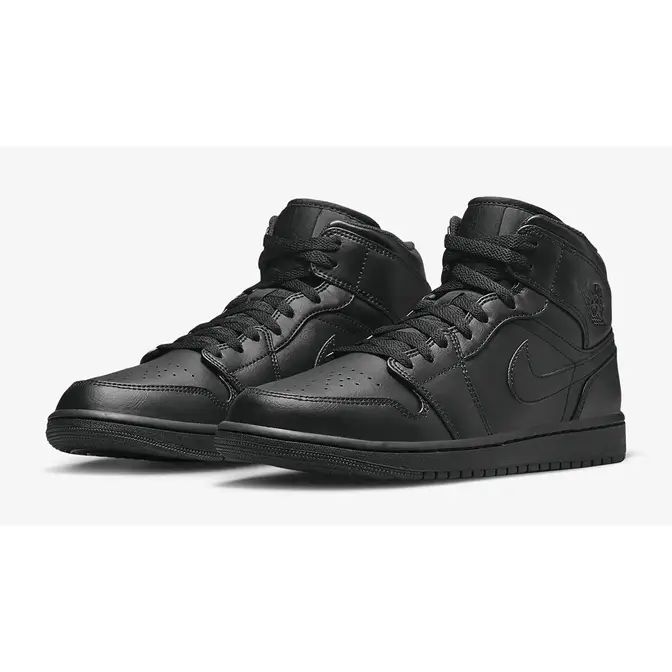 Air Jordan 1 Mid – Triple Black Edition