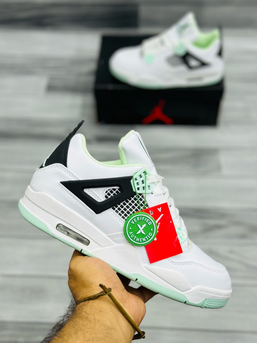 Air Jordan 4 Retro – White Mint Glow (Verified Authentic)
