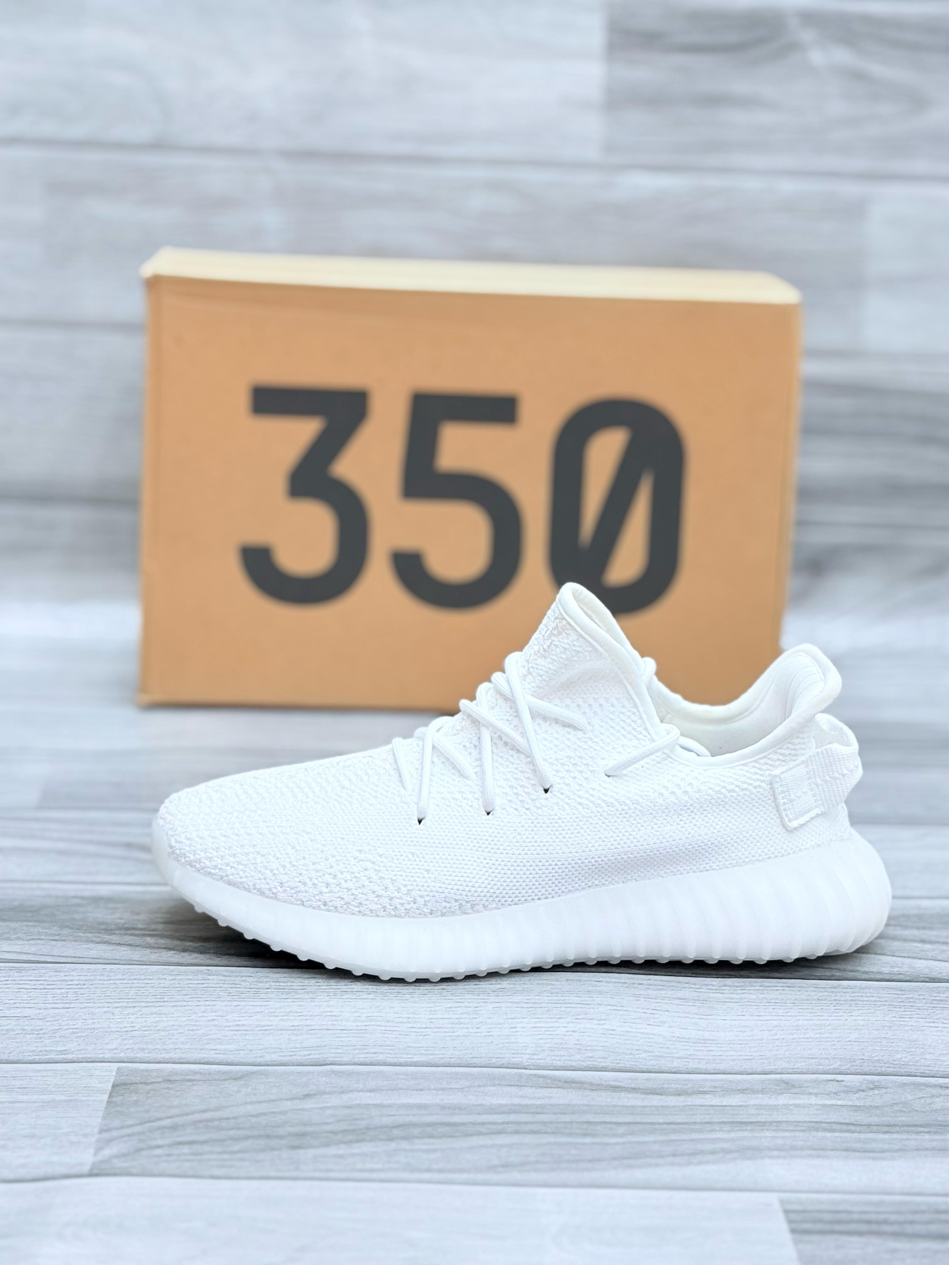 Yeezy Boost 350 V2 "Triple White" – Minimalist Hype Style
