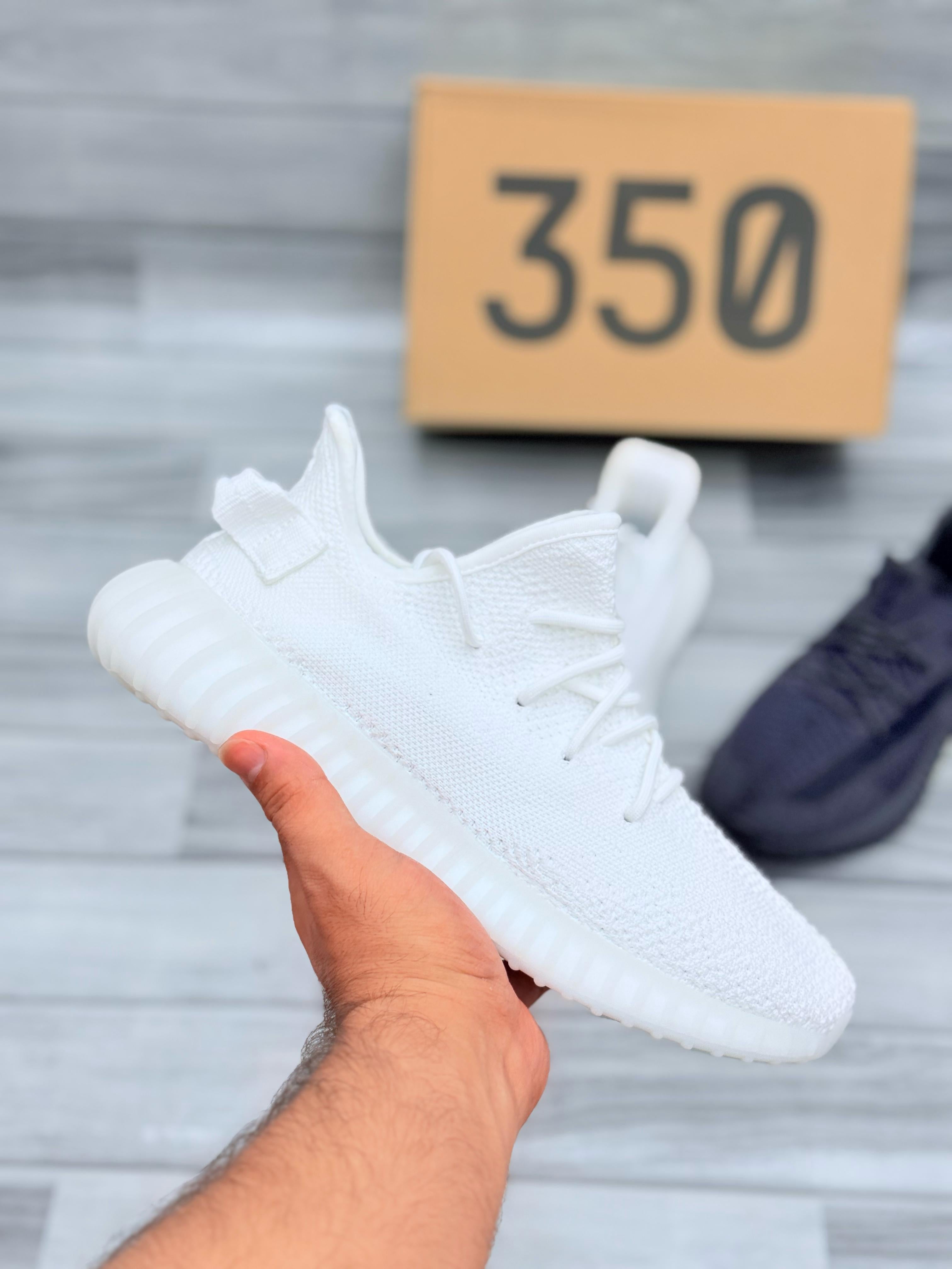 Yeezy Boost 350 V2 "Triple White" – Minimalist Hype Style