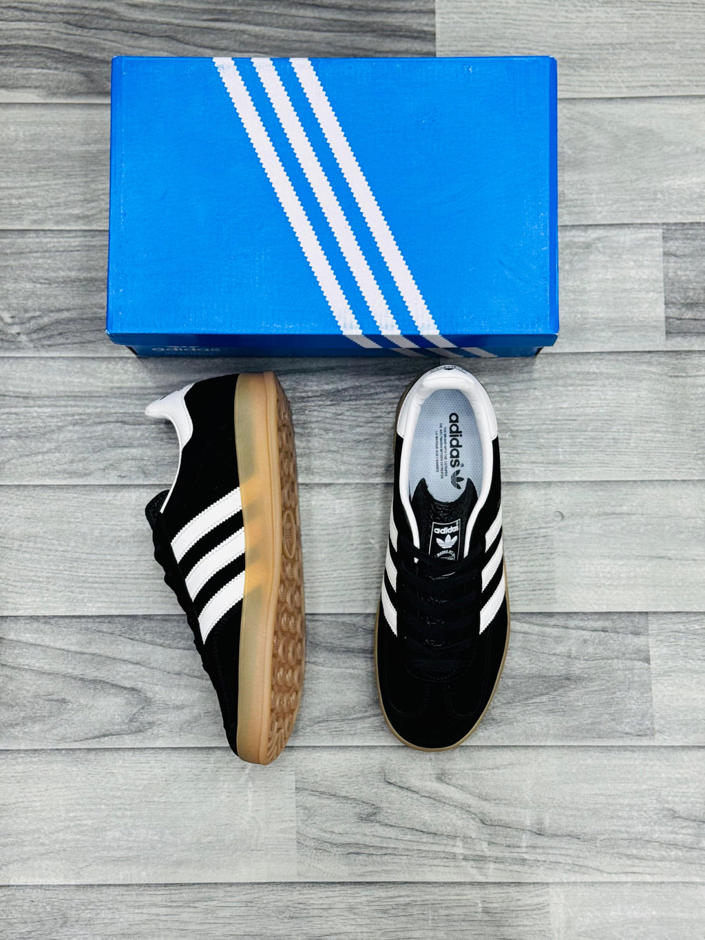 Adidas Gazelle Black & White Sneakers