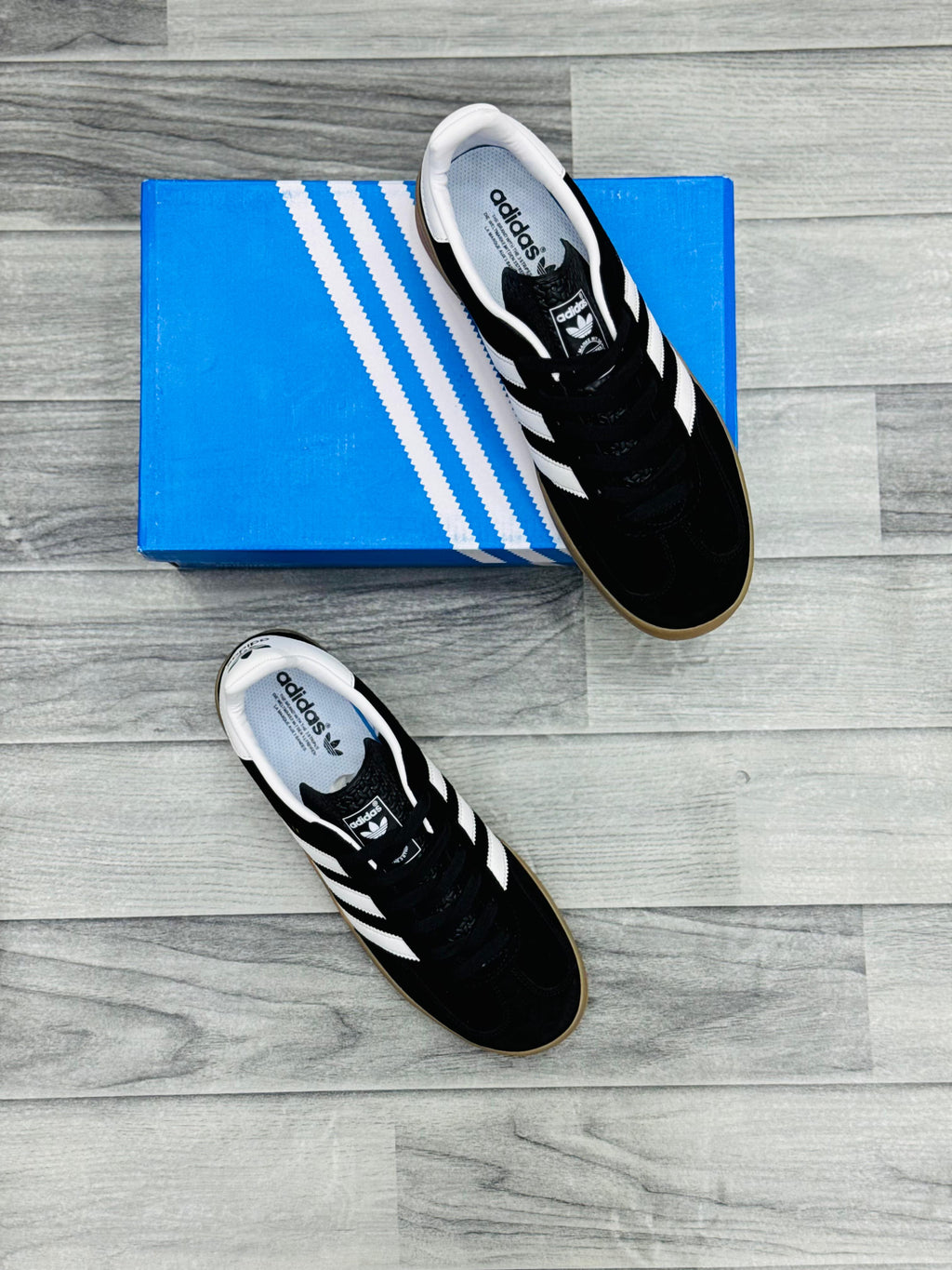 Adidas Gazelle Black & White Sneakers