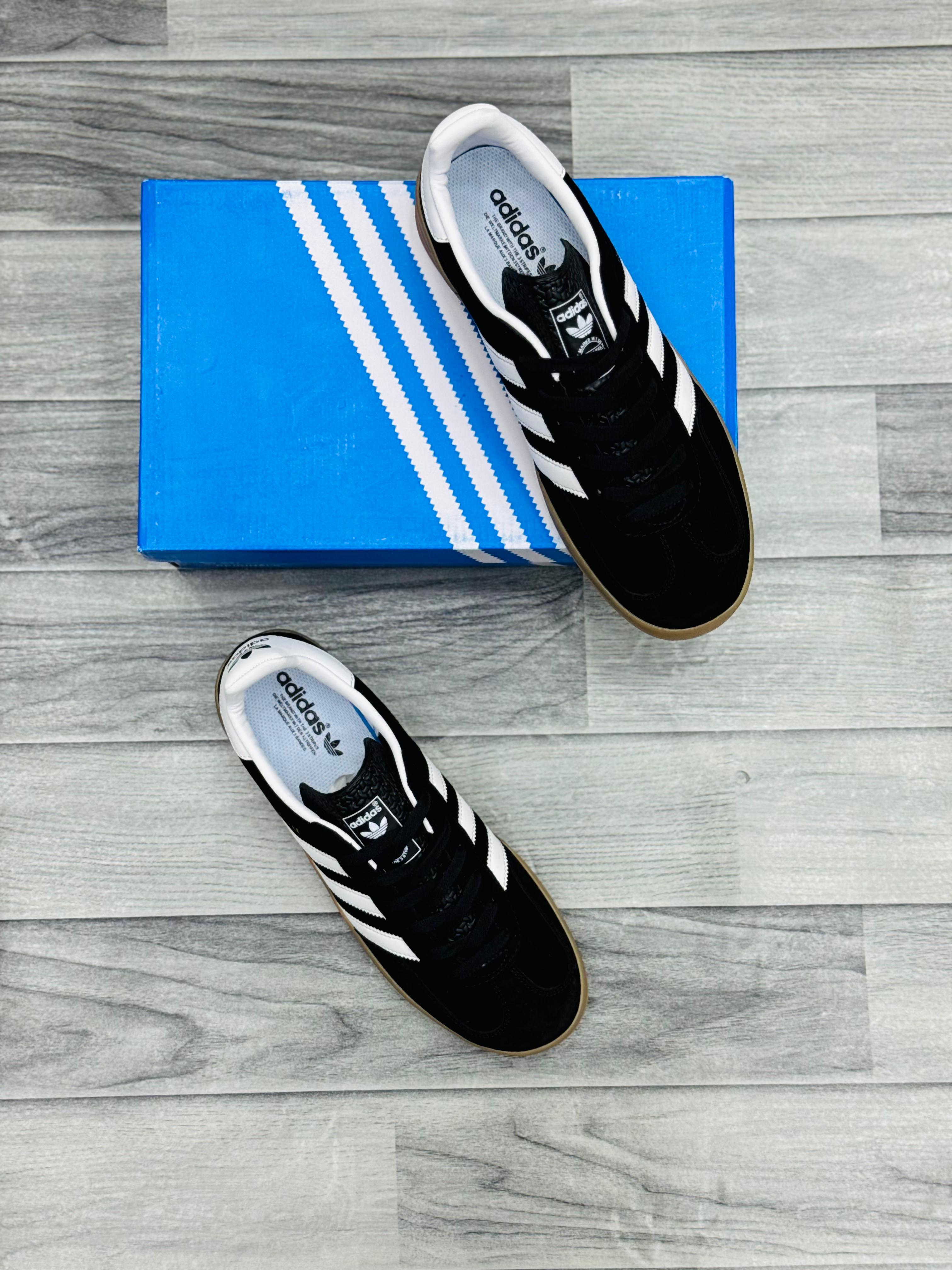 Adidas Gazelle Black & White Sneakers
