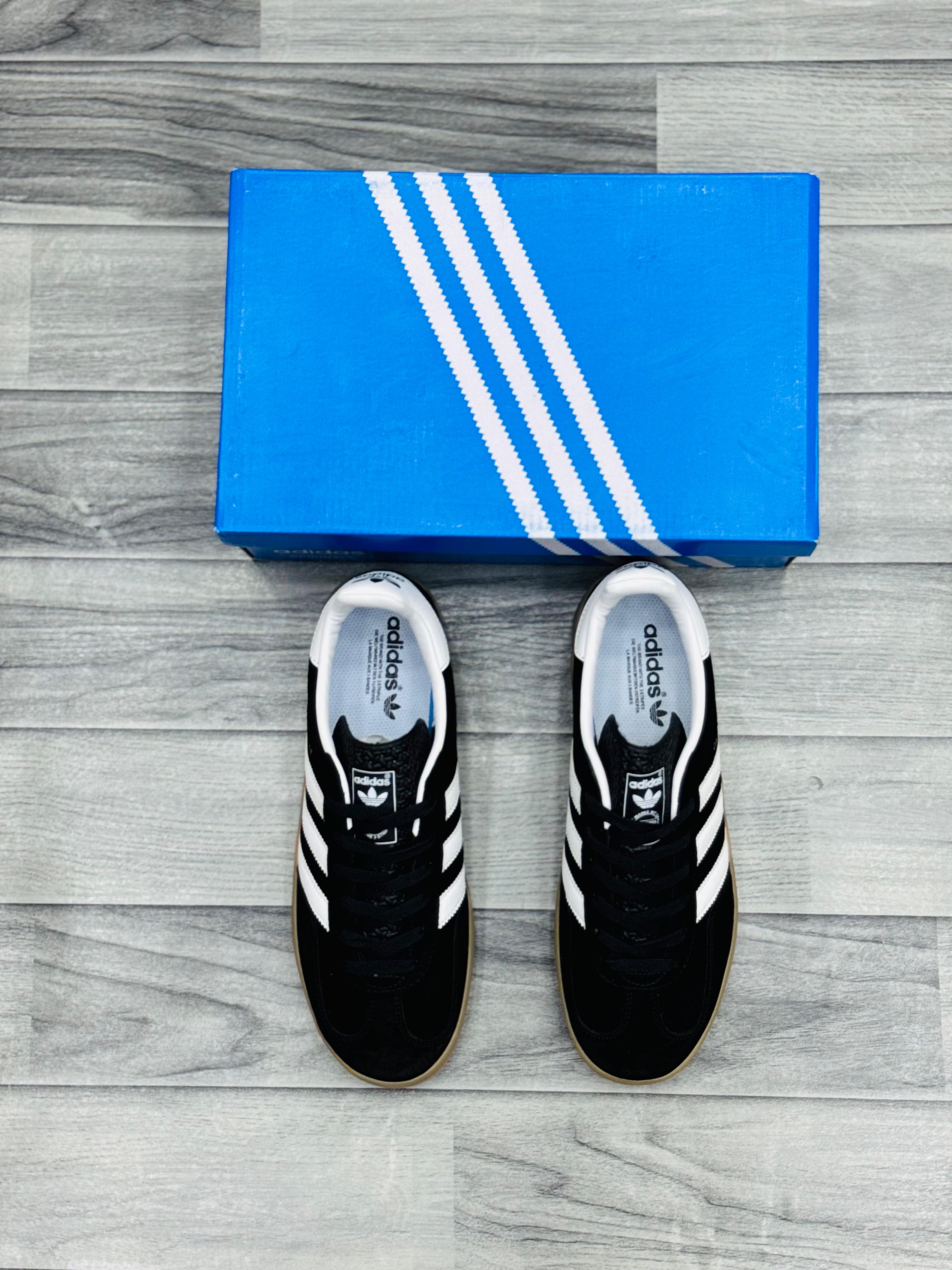 Adidas Gazelle Black & White Sneakers