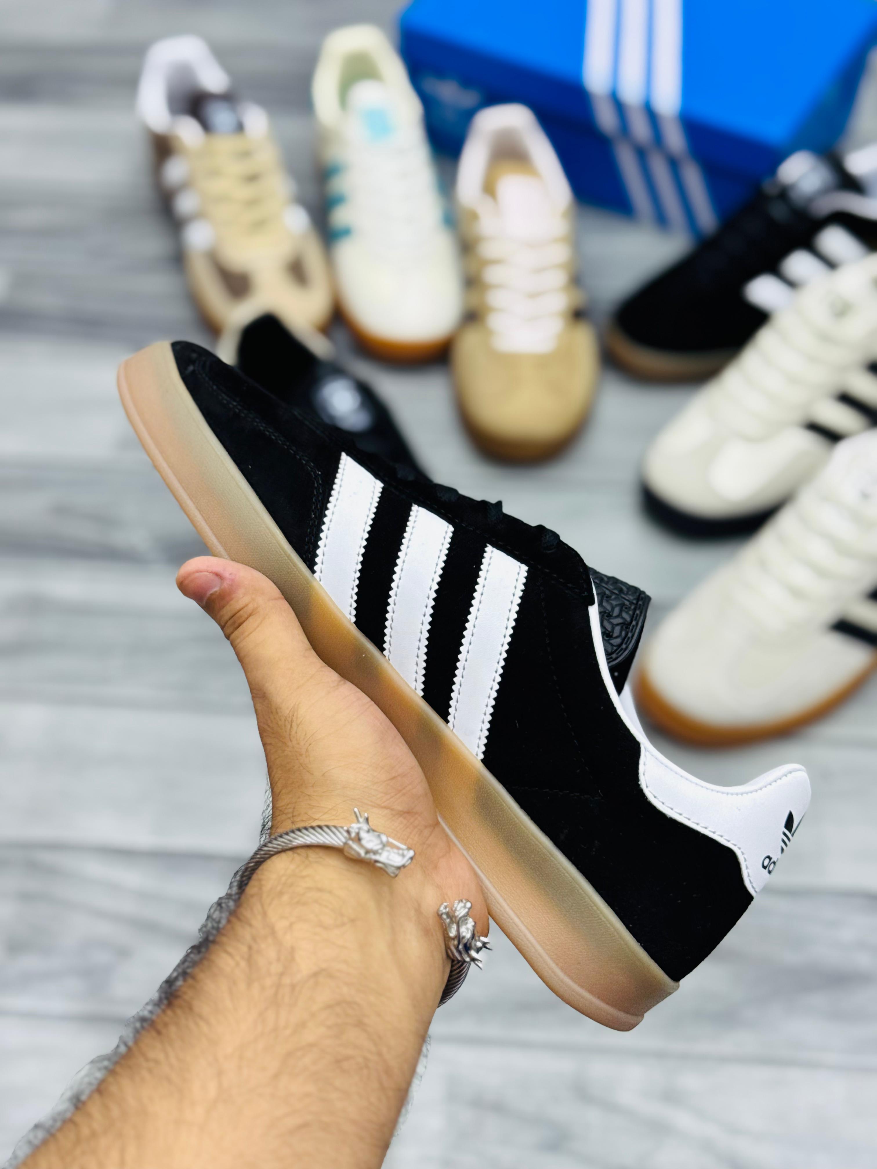 Adidas Gazelle Black & White Sneakers