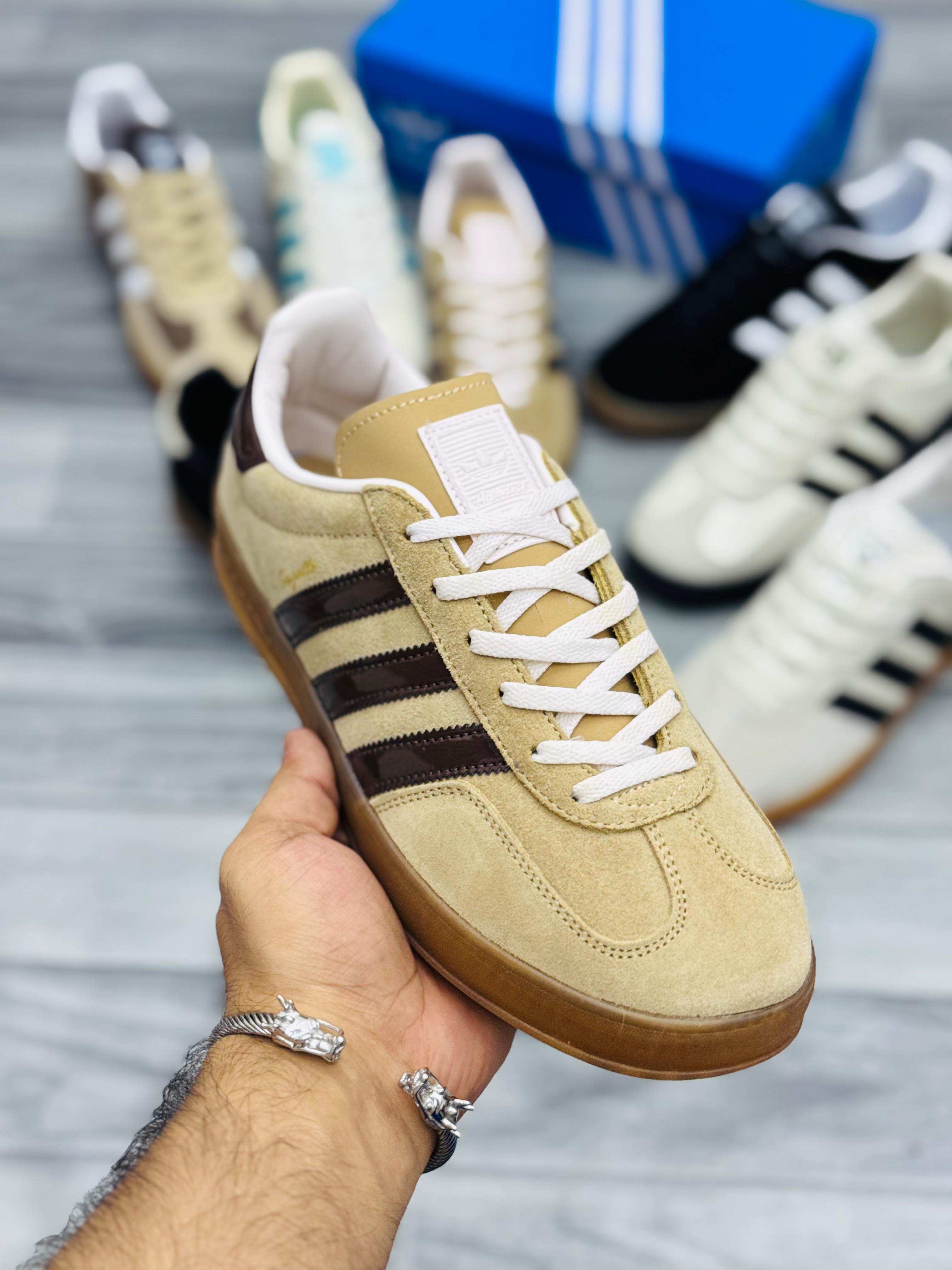 Adidas Gazelle Beige & Brown Sneakers