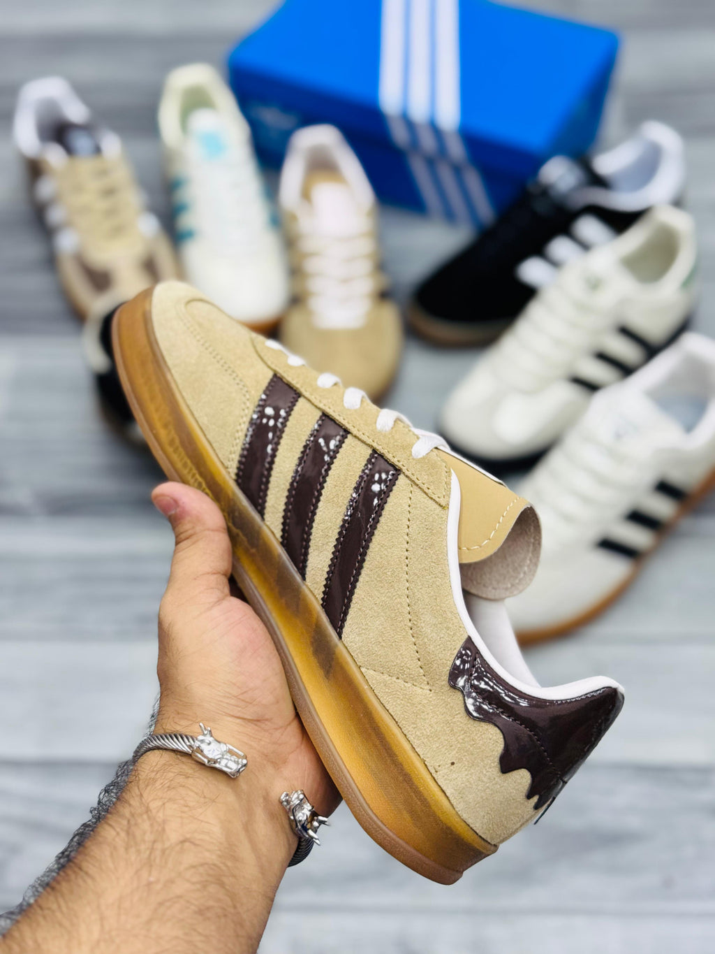 Adidas Gazelle Beige & Brown Sneakers