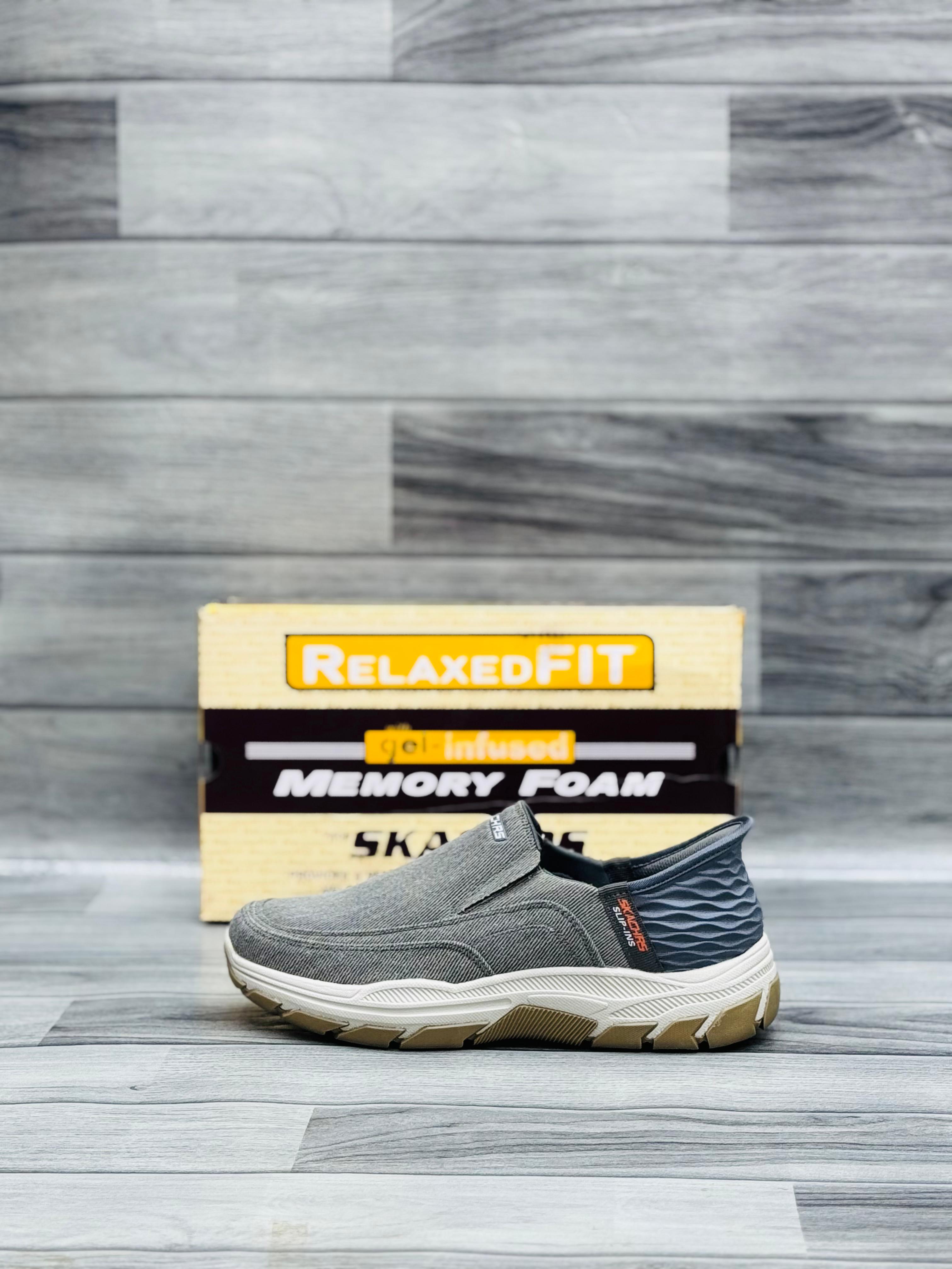 Skeachrs Men's Casual Slip-On Loafers – Denim Blue