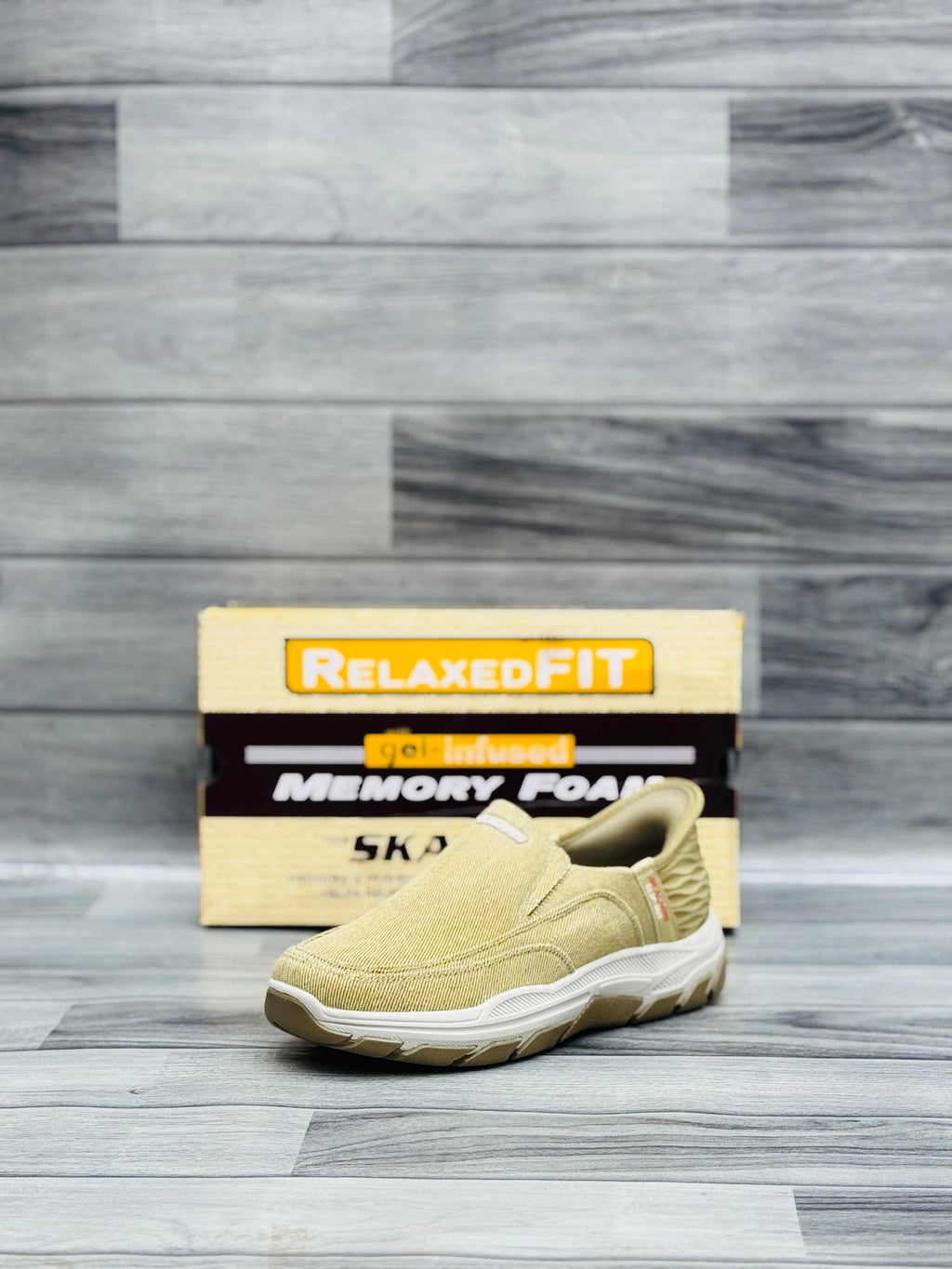 Skeachrs Men's Casual Slip-On Loafers – Denim Blue