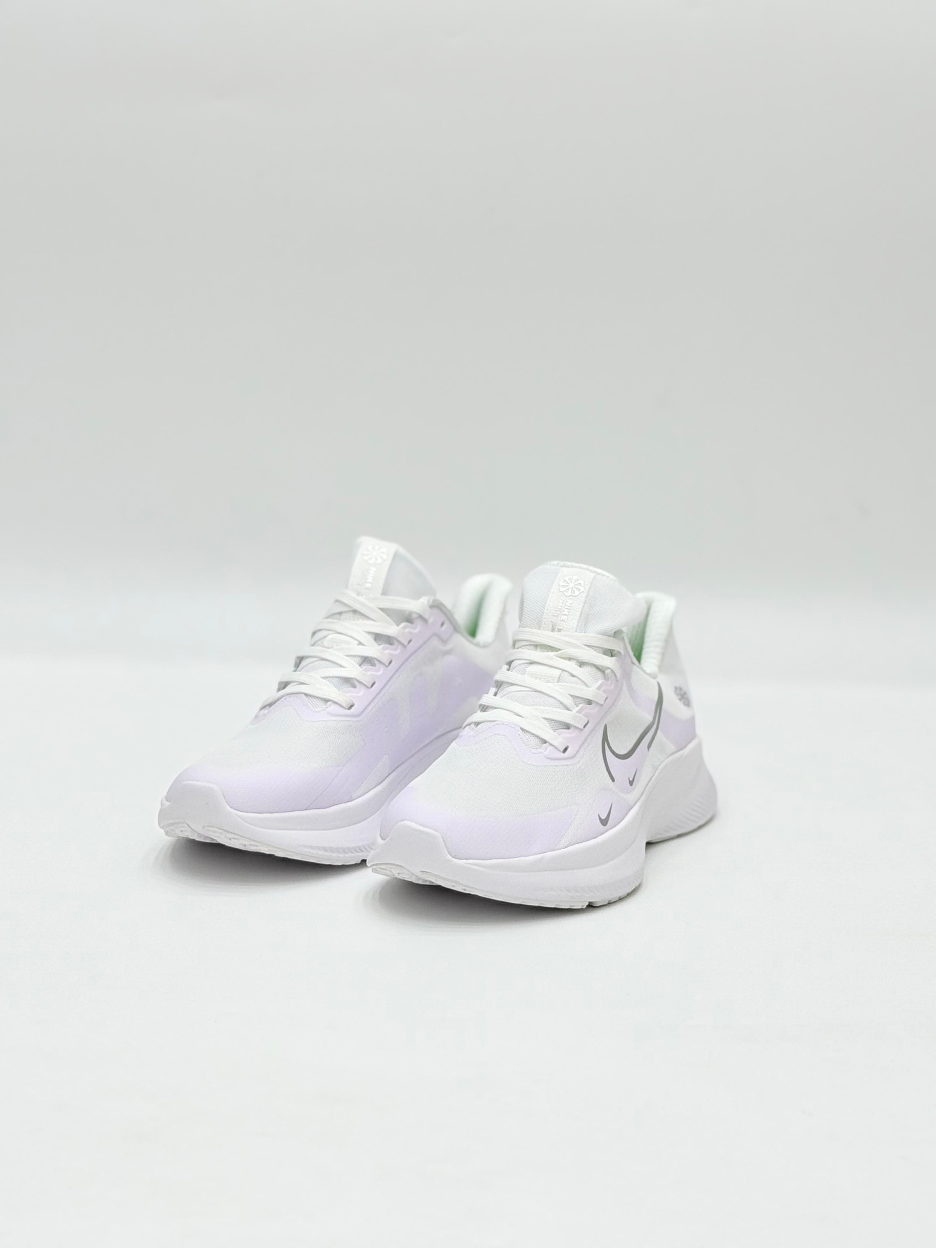Ultra-Light All-White and Black Performance Sneakers