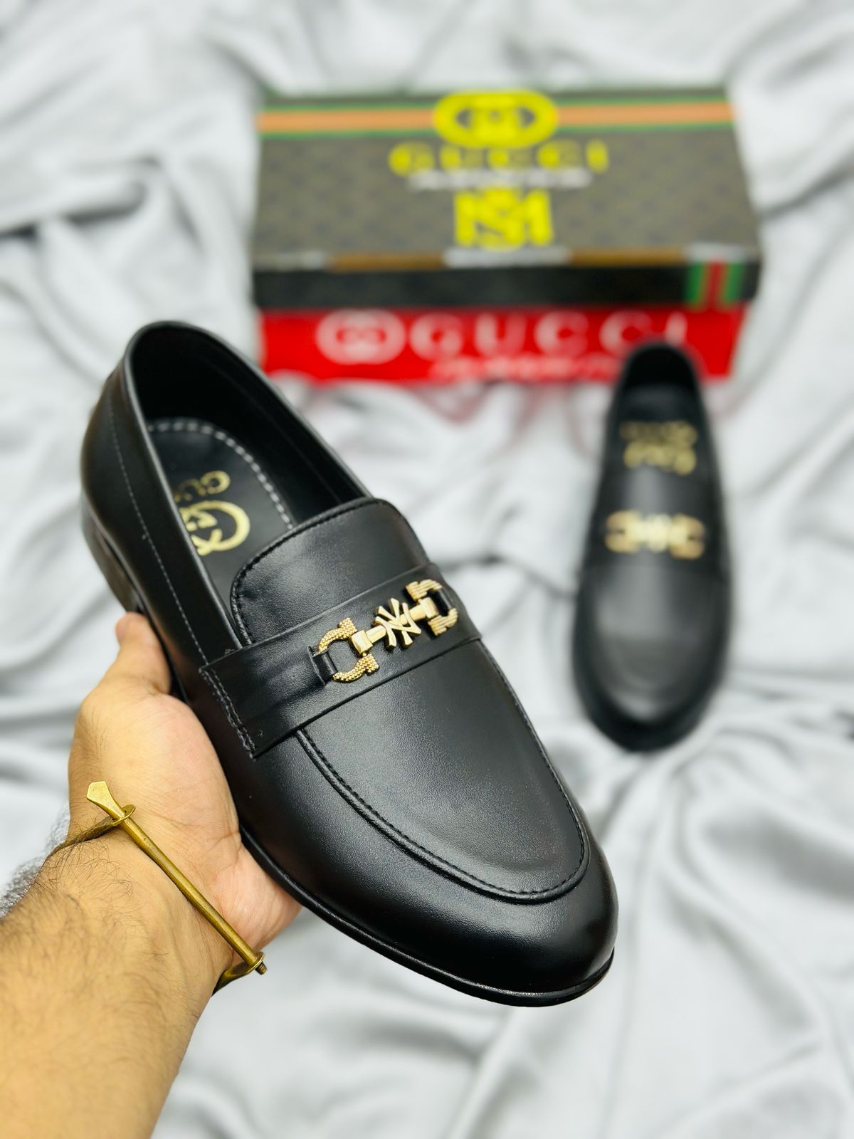 Luxury Black Loafers and walk with confidence in every step!